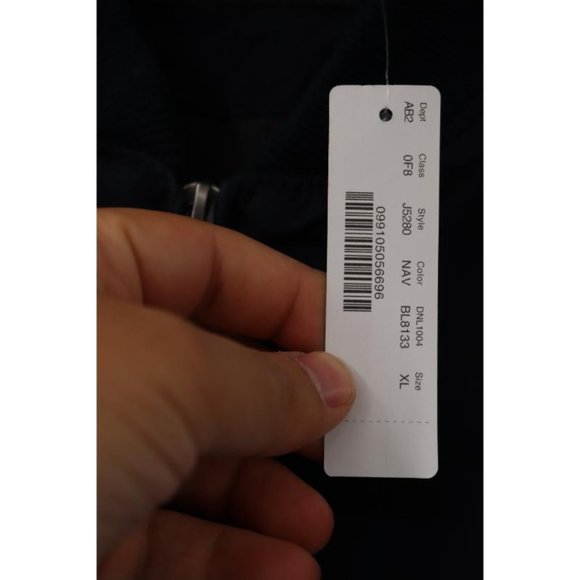 NWT J. Crew Bomber Jacket Mens Size XL Everyday Band Neck Full Zip Navy Blue - Picture 4 of 11